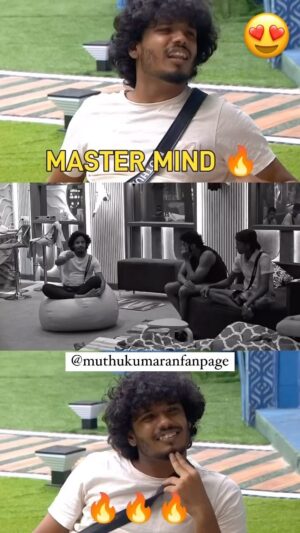 Muthukumaran Jegatheesan Instagram - 🌟❤️மண்ணின் மைந்தன் ON fire🔥😍
@naan_muthukumaran

#Biggboss #BiggBoss8 #BiggBossTamil #VijayTelevison #Sivagangai #Sivaganga #Karaikudi #kallalmuthukumaran #muthukumaranbigboss #biggbosstamil 
#BiggBossTamilSeason8
#VJStheBBhost #VijaySethupathi @mynanduonline
#AalumPudhusuAattamumPudhusu #BiggBossTamil
#BBT #BBTamilSeason8 #பிக்பாஸ்
#Disneyplushotstartamil #VijayTelevision #VijayTV