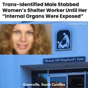 Nancy Mace Instagram - And this is why biological men don't need to be in women's shelters. 

Our Safe Shelters Act will protect women and children right here in South Carolina.

#HoldTheLine @reduxx.mag

reduxx.info/trans-identified-male-stabbed-womens-shelter-worker-until-her-internal-organs-were-exposed/