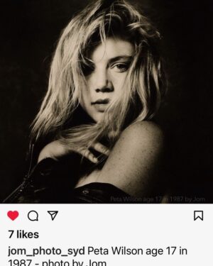 Peta Wilson Instagram - little baby me