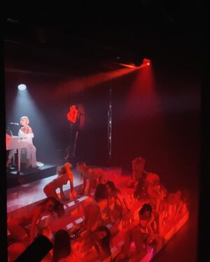 Polina Goudieva Instagram - Today is the birthday🎂 of one of my favorite theaters -Crave Cabaret❣️I’m so happy that a part of me stayed in its walls with an anthem I wrote for the theater, that opens the show every night. 
 It felt like a mini life, performing on that stage and expressing a different side of me, among the amazing creative troupe. I’ve seen many shows around the world, but there is nothing like Crave. HBD @cravemoscow ❤️