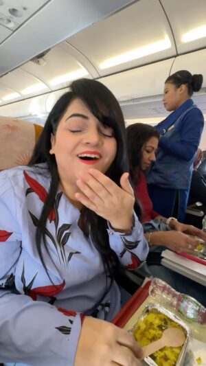 Priyanka Tiwari Instagram - First time In New Air India ✈️
.
#travel #food @airindia #reels