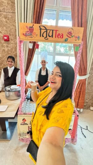 Priyanka Tiwari Instagram - Best Hotel in Vrindavan @nidhivansarovarportico 
.
#hotel #food #travel #love #fyp