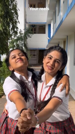 RK Dhanusha Instagram - Make sure you love me too 🥳💗

#school #love #trendingreels #explorepage #girls