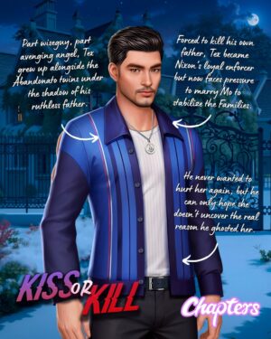 Rachel Van Dyken Instagram - One of your favorite authors is back with a thrilling new story! 😍

 Don't miss the Grand Premiere of 𝐊𝐢𝐬𝐬 𝐨𝐫 𝐊𝐢𝐥𝐥 by @rachvd TODAY on Chapters! 💋
Meet the characters of this thrilling story:

👩🏻 Monroe "Mo" Abandonato
You’re the socialite twin sister of the youngest mafia boss in the history of the Cosa Nostra, Nixon Abandonato. You’re ready to use your skills to help him after graduation, but your brother asks you for a different favor in order to prevent a war between the Families: a marriage to the childhood friend who took your virginity and ghosted you. You agree, but only because it offers you a choice: make a move that will prove your worth to your brother once and for all… or take his empire for yourself with his best friend by your side.

🔥 Vito "Tex" Campisi, Jr.
Part wisecracking wiseguy, part avenging fallen angel, Vito “Tex” Campisi, Jr. was raised beside the Abandonato twins after his father, the most violent Capo dei Capi (“Boss of All Bosses”) the Sicilian Mafia has ever seen, said he was cursed. Tex was happy to act as Nixon Abandonato’s favorite enforcer for the rest of his life, but that was before he was forced to kill his own father. Marrying Nixon’s sister seems to be the best way to make Tex less of a target for the other Families, but the last thing he wants to do is hurt her all over again. He just has to hope that he and Nixon can calm the tensions before she finds out why he really ghosted the love of his life.

☀️ Today's code: mpssdmfx
⚠️ Available only on December 26th