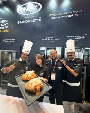Rakhee Vaswani Instagram - Day 2 at @unoxlounge.mumbai , at @bakeryandhorecabusiness was amazing! 😍The demos and masterclasses on Blueberry Tarts and Honey Toast were a hit🤍

Tomorrow’s the last day don’t miss my masterclass and more exciting demos 💗See you there! ✨ 

#chefrakheevaswani #palateculinarystudio #palateculinaryacademy #unoxoven
#trendingreels #bakerybiz2024
#unoxindia #reelsinstagram #explorepage #explore #fyp #chefs #chefalife #exhibition #jioconventioncentre
#BakeryBiz #unoxbooth

@bakeryandhorecabusiness @nrastogi07 @sivanandharikrishnaperumal @ranjeevksinha @chefadil_unoxindia @unoxlounge.mumbai @unox_india @jioworldconventioncentre
