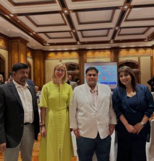 Rakhee Vaswani Instagram - Throwback to an amazing day at @tajlandsend 🤍Honored to moderate and connect with Estonian innovators. Truly inspiring! 🇪🇪✨

(Taj Lands End, Estonia, Event Moderator, Global Connections, Estonian Products, Throwback, Inspiring Experience, Vibrant Exchange, Innovation, Collaboration)

#chefrakheevaswani #TajLandsEnd #Estonia #EventModerator #GlobalConnections #EstonianInnovation #Throwback #InspiringExperience #Collaboration #CulturalExchange #networkingevent