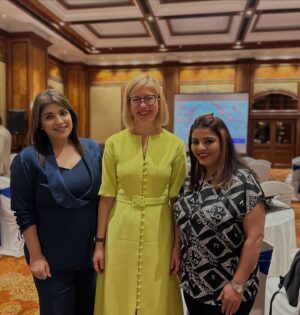 Rakhee Vaswani Instagram - Throwback to an amazing day at @tajlandsend 🤍Honored to moderate and connect with Estonian innovators. Truly inspiring! 🇪🇪✨

(Taj Lands End, Estonia, Event Moderator, Global Connections, Estonian Products, Throwback, Inspiring Experience, Vibrant Exchange, Innovation, Collaboration)

#chefrakheevaswani #TajLandsEnd #Estonia #EventModerator #GlobalConnections #EstonianInnovation #Throwback #InspiringExperience #Collaboration #CulturalExchange #networkingevent