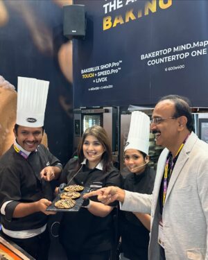 Rakhee Vaswani Instagram - Day 3 at @bakeryandhorecabusiness was a wrap! 😍 The masterclass on Gourmet Loaded Cookies at @unoxlounge.mumbai was a perfect finale, and all the demos went seamlessly🩷

The event was a fantastic experience three days filled with learning, creativity, and excitement😍Grateful for everyone who joined and made it memorable!🥰

#chefrakheevaswani #palateculinarystudio #palateculinaryacademy #trendingreels #bakerybiz2024 #unoxoven #unoxindia #reelsinstagram #explorepage #explore #fyp シ #fyp #chefs #chefslife #exhibition #jioconventioncentre #BakeryBiz #UnoxBooth 

@jioworldconventioncentre @ranjeevksinha @sivanandharikrishnaperumal @unox_india @unoxlounge.mumbai @unoxovens @chefadil_unoxindia @hruiichan @bakeryandhorecabusiness @nrastogi07