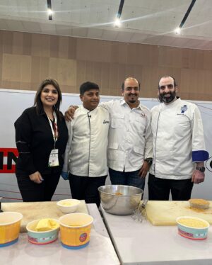 Rakhee Vaswani Instagram - Day 1 at @sialindia was a blast!😍 Masterclasses by Chef @chefajaychopra @sambhavijoshi & @ashish_1450  showcasing incredible flavors and techniques🫶🏻Met the Ambassador and Vice Minister of Estonia, and explored 10 unique Estonian products. What a day! 😍

@visitestonia @estinindia @estonianworld @team.estonia 

(SIAL India, Day 1, Masterclass, Chef Ajay Chopra, Chef Sambhavi, Estonian products, Ambassador, Vice Minister of Estonia, Chef Ashish, Moong Dal Halwa Crumble, Unox oven, flavors, techniques)

#chefrakheevaswani #SIALIndia #Day1 #Masterclass #ChefAjayChopra #ChefSambhavi #EstonianFlavors #EstonianProducts #Ambassador #ViceMinister #ChefAshish #MoongDalHalwaCrumble #UnoxOven #CulinaryExcellence #FoodInnovation #gastronomy