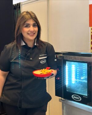 Rakhee Vaswani Instagram - Day 1 at Bakery Biz’24 was a total vibe! 🔥 Live demos in @unoxovens were lit, and my 2 masterclasses? Absolute slay👩‍🍳✨

Who’s pulling up today? Let me know in the comments—don’t miss the action! 💯

#chefrakheevaswani #unox #unoxovens
#unoxindia #explorepage #masterclass #bakerybiz #bakerybiz2024 #explore #fyp #fyp #jioworldconventioncentre #day1 #dump 

@unoxlounge.mumbai @unox_india @ranjeevksinha
@jioworldconventioncentre @hrulichan
@nrastogi07 @chefadil_unoxindia @bakeryandhorecabusiness @unoxmiddleeast @palateculinary