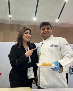 Rakhee Vaswani Instagram - Day 1 at @sialindia was a blast!😍 Masterclasses by Chef @chefajaychopra @sambhavijoshi & @ashish_1450  showcasing incredible flavors and techniques🫶🏻Met the Ambassador and Vice Minister of Estonia, and explored 10 unique Estonian products. What a day! 😍

@visitestonia @estinindia @estonianworld @team.estonia 

(SIAL India, Day 1, Masterclass, Chef Ajay Chopra, Chef Sambhavi, Estonian products, Ambassador, Vice Minister of Estonia, Chef Ashish, Moong Dal Halwa Crumble, Unox oven, flavors, techniques)

#chefrakheevaswani #SIALIndia #Day1 #Masterclass #ChefAjayChopra #ChefSambhavi #EstonianFlavors #EstonianProducts #Ambassador #ViceMinister #ChefAshish #MoongDalHalwaCrumble #UnoxOven #CulinaryExcellence #FoodInnovation #gastronomy
