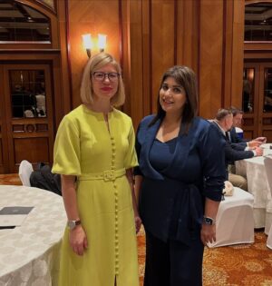Rakhee Vaswani Instagram - Throwback to an amazing day at @tajlandsend 🤍Honored to moderate and connect with Estonian innovators. Truly inspiring! 🇪🇪✨

(Taj Lands End, Estonia, Event Moderator, Global Connections, Estonian Products, Throwback, Inspiring Experience, Vibrant Exchange, Innovation, Collaboration)

#chefrakheevaswani #TajLandsEnd #Estonia #EventModerator #GlobalConnections #EstonianInnovation #Throwback #InspiringExperience #Collaboration #CulturalExchange #networkingevent
