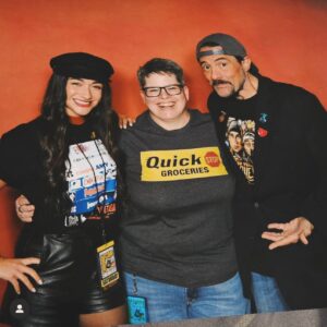 Raquel Castro Instagram - so grateful to have been a part of the first ever @chronicconforreal with @thatkevinsmith and his beautiful team, family & fans! I was able to relive my childhood and talk all things “Jersey Girl.” Gertie Trinkie lives on 🥹 a weekend I will remember forever 🤍✨ a HUGE thank you to the crew who took such amazing care of me this past weekend! @screamqueen89 @j_terzieff @js3tt8 @jokerdad @motorcitymark @jarrett_koral @drewkoliver @big_vindustin and SO many more! P.S go stream #jerseygirl on @netflix 😉