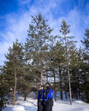 Rebecca Roy Instagram - Lapland, Finland, is a destination we’d return to in a heartbeat. It was a truly magical trip—filled with stunning Northern Lights, thrilling husky rides, and serene snowy landscapes. 

Just thinking about it gives us goosebumps and floods us with unforgettable memories. A place like no other!

#travelphotography #coupleinfluencer #chennaiblogger #indianblogger #coupletravel #aroundtheworld #finland #lapland #winterdestination #snow