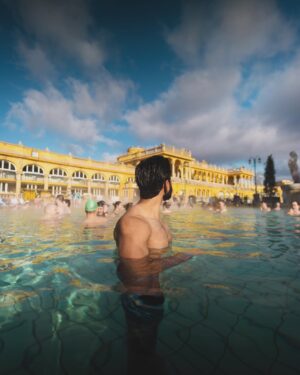 Rebecca Roy Instagram - If you’re planning a trip to Budapest, make sure to add Széchenyi Thermal Bath to your itinerary! This iconic spot is the largest medicinal bath in Europe and a true oasis for relaxation.

	•	Healing Waters: The baths are fed by natural hot springs rich in minerals, known for their therapeutic properties.
	•	Grand Architecture: Soak in warm waters while surrounded by stunning Neo-Baroque architecture—a visual treat!
	•	Indoor & Outdoor Pools: Choose from 15 indoor pools and 3 large outdoor ones, each with varying temperatures and purposes.
	•	Spa Amenities: Indulge in saunas, steam rooms, and massages for the ultimate wellness experience.
	•	Chess in the Pool: Yes, you can play chess on floating boards in the outdoor thermal pools—a unique Széchenyi tradition!

Have any of you experienced it yet? Share your tips and stories!

Travel partner @gtholidays.in 

#chennaiinfluencer #coupletravel #budapest #hungary🇭🇺 #thermalbaths #indianblogger #coupletravel #traveltheworld