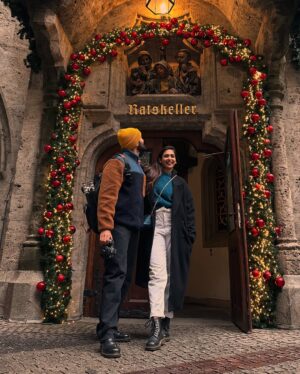 Rebecca Roy Instagram - Christmas through the years ❤️and this year we are Home for Christmas🎄

This year feels extra special—we’re finally home for Christmas after a long time!

Here’s to a season full of love, laughter, and togetherness. Merry Christmas!

#travelcommunity #chennaiinfluencer #travelblogger #coupletravel #aroundtheworld #coupleinfluencer #indianblogger #christmas #homeforchristmas