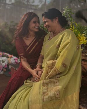 Resham Shrivardhan Instagram - Every friend of mine who has had the chance of meeting you , to this day whenever they meet me , NEVER forget to ask, “Aunty kaisi hain Resham? Unse kehna puchha unke baare mein..”
You know what that means maa ? That you in some way or the other stayed in their minds.. and I’ll tell you why?
Because your kindness and warmth are inescapable.. 
You make one feel safe… and that’s a flex :)
My life has literally always been full of “Your mum is very kind, really sweet Resham” 
I will never be able to describe in words how nice I feel to hear that …
Thank you :)
You are the whole reason behind my smile on a dark day… 
Words become reality is what they say… so here’s me saying- You and I are together in all our lives… happy and smiling and rich and at peace… together… always… you are my biggest blessing… love you maa…
HAPPY BIRTHDAY 🎂 ♥️ Sukheeeee raha 🥹😚🧿🌸