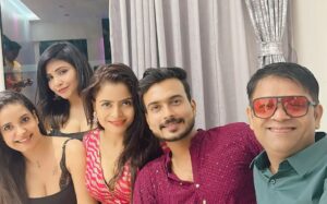 Ridhima Tiwari Instagram - Hiral house Diwali party ♥️💐🧿🏡