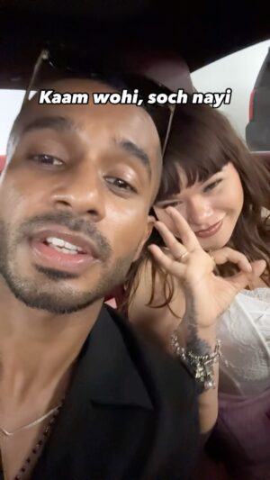 Rowhi Rai Instagram - Hume dono mil gaya hai 🥲 #lucky 👀
.
.
#kaptainching #forfun #couplevideo #aashiq