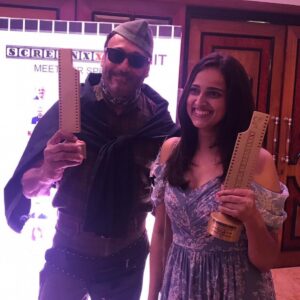 Rucha Inamdar Instagram - All these months, I received thousands of heartfelt messages, from people all across the globe for the connect they felt with "Avni" from Criminal Justice.
This love towards my performance, got a formal recognition last night with SCREENXX 2019 award for Best Popular Actor in a Supporting Role

Criminal Justice won 4 awards 
Jackie dada @apnabhidu , Debu da @dibyenduofficial ,
Pankaj Tripathi jee in the male category and me in the female category. 
Thank you ScreenXX for acknowledging the heart n soul I put in, to get Avni to life.

And a Biggg Thank you to all those 
who have been a part of this journey.

#criminaljustice #applauseentertainment #hotstar #bbc #ruchainamdar #grateful #humbled #tigmanshudhulia #vishalfuria