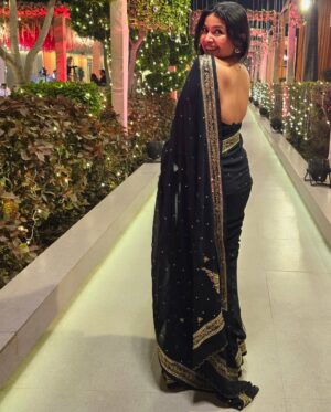 Ruchika Rathore Instagram - This naari loves saree🖤