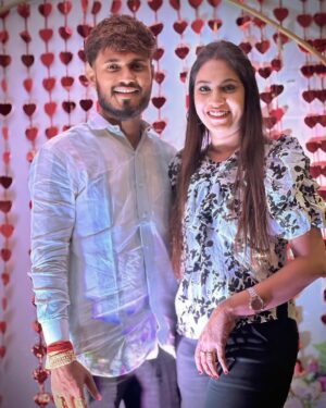 Rutuja Jadhav Instagram - And if life is repeated a thousand times Still you🫵 you, and again, you. My forever Valentines💞 My Love💞💋 #valentines2024♥️💕❤️
