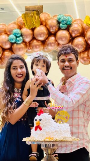 Rutuja Jadhav Instagram - Birthday Celebration of Baby Boss ❤️🌎🫶🏻👸🏻