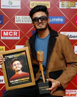 Sai Abhyankkar Instagram - Sai Abhyankkar, the viral music sensation taking the internet by storm 💫✨

#BehindwoodsGoldMicAwards2024 #BGMA2024