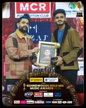 Sai Abhyankkar Instagram - Rising star alert! Sai Abhyankkar is recognized as The Internet Music Sensation for captivating audiences worldwide🎤🌍

@abhyankkar
#SaiAbhyankkar

@sunland_kitchen
@vvdandsons
@sacas.arts
@twinbirdsonline
@gtholidays.in
@mcrmediahead
@airfiber_broadband
@lakshmiceraamics
@manju_groups_properties
@a2b.official
@topivappa_biriyani_uae
@darlingretail
@medwayhospitals
@velammalnexusgroup
@mizaj_official

📸 : @kapaphotographyacademy

#BehindwoodsGoldMicAwards2024 #BGMA2024