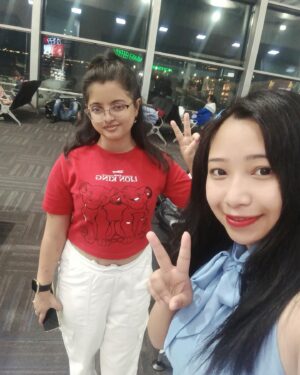 Samita Paul Instagram - There’s real joy in planning a trip with ur best friend #gawahati @amchiwatre  travelling to Guwahati