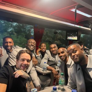 Scarlette Douglas Instagram - Back of the bus crew! Let’s gooooo!