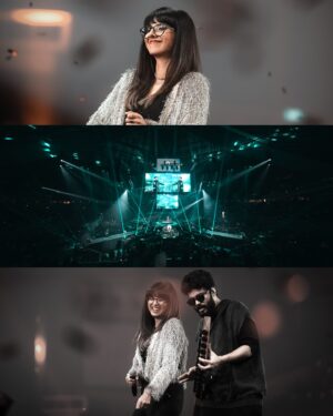 Shakthisree Gopalan Instagram - Big love to @anirudhofficial and @maestroproductionsglobal for all the magic and good vibes at HukumSinga 😎 Shout out to @rp3825 and @maestroproductionsglobal - thank you for these super cool photos ! ☺️♥️✨