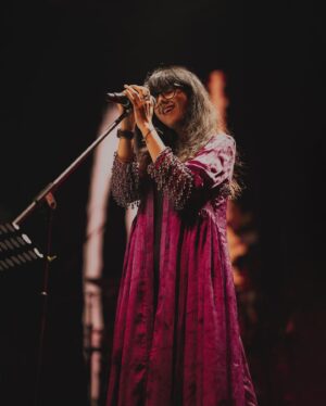 Shakthisree Gopalan Instagram - #Bangalore @blrhubba @kanthafestival - Thank you for an unforgettable night! ♥️✨
📷 : @_irshad_pklr_ 

TLDR : 
it was so special to perform in BLR after so many years and how - it was such an honor for us to be the closing act at @kanthafestival where so many incredible artists graced the stage including some of my all time fav @parvaazmusic who I missed because we were doing another show at @sabhablr - so many fond memories performing at clubs here in Blore with my band and to add this one to that box of memories is truly special. 

It’s been a long time dream for me to perform at festivals - I’ve been writing more music over the last few years and its scary to share them with other people because they are so personal - especially with a large audience it requires a whole lot of good juju and a knowing that I’m being seen and heard - thank you for holding space - for giving me the opportunity to share my independent music with you and for listening to the stories I shared. It means a lot to me. ♥️✨

And needless to say - huge thanks to my bandmates who are all insanely talented humans who I’m lucky to share the stage with - every single time - to witness the magic they add to songs I have written in times of distress and trouble - making it more beautiful than it ever was and to add little pieces of them and their magic and support me this way is just ♥️ @abijithmrao @tapassnaresh @napier_naveen @bhuvanesh_keys @christhejason @rithuvysakh @charanbee @srisan1213 @dyuti_i - thank you! ♥️

And of course it was ridiculously awesome to sing film songs with everyone - my heart was ready to explode when everyone started singing #VaayaEnVeera - @leon.james - we missed you on stage and off stage big time ♥️✨ #weareheretoentertain

To everyone who came out to watch us play our hearts out - Thank you! :) I look forward to seeing you again soon - I feel really bad that we were unable to organize a nice photo session or hang out properly - I would love to hear ideas from you on how we could organize this better! We’ve created a google form and I’d love to hear your suggestions - share your ideas with us at the form - link in bio!
