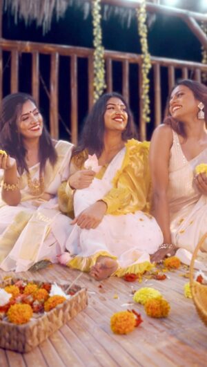 Shalini SJ Instagram - Bring home the essence of Onam with our beautiful collection. Visit Habbah Fashions today! 🌼

 #FestiveFashion