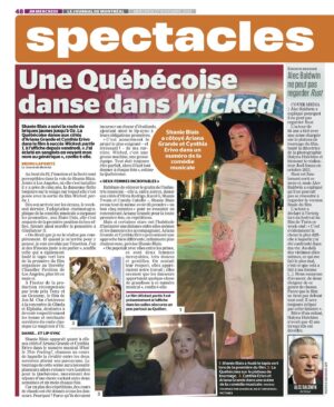 Shanie Blais Instagram - Merci @blapointejdm pour ce magnifique article dans le Journal de Montréal 💚🫧🩷