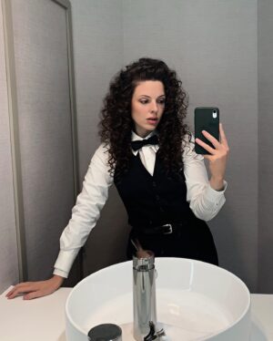 Shelby Lee Instagram - Syd just needs a smoke break. Lol. 

MONSTERS The Lyle and Erik Mendez Story was an incredible set experince to be apart of. I could gush… I will gush. 

From seeing the intricacies of the wardrobe team- building around their inspiration boards. To the fitting- and the millions of different collar options, down to right buttons..every detail mattered. Every detail should be period appropriate and serve the story.

 That energy- and attention to detail was in every dept thereafter/ from makeup, curling the (thousands) of individual strands in the hair trailer, to shoes and belts. 
The teamsters gluing the threads together and arriving on location to the entire crews masterpiece. An absolutely stunning display of light, props, art, world building and sound we got to play within. 
Cinematography by @jason_mccormick who painted these frames with such precision 
Post production (lead female editor Peggy Tachdjian) polishing the stone. 
Ugh. I love this work. Was so grateful for this scene, this puzzle piece to the bigger story.

Carl Franklin immediately created a safe and approachable set to be apart of. He was a joy to work with, as were my scene partners. There was a palpable life, thickness in the air that Nicholas Chavez and Cooper Koch built together, and within themselves individually. I’m so excited to see their work in the rest of the series.

Thank you to casting ( Tiffany Little Canfield,Josh Einsohn, Bernard Telsey)  @thetelseyoffice @josheinsohn @danagaier 

My powerhouse of a manager @citizenskull.liz 
And Ryan Murphy @ryanmurphyproductions   Ian Brennan for creating projects like these for us all to be apart of!

🪄and of course the magic is always there. I ran into several friends who were apart of crew, or apart of the show! Ahhh! There’s no feeling like it. Lemme keep doing this, infront and behind camera and I’ll be happy 🥰💫