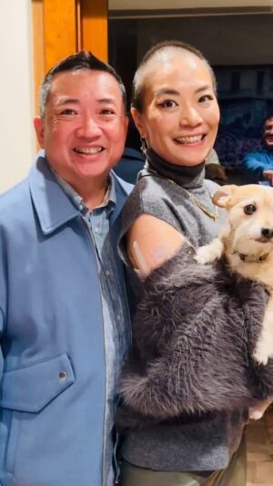 Shirley Chung Instagram - Thank you for all the birthday wishes ❤️ 🎂I am back home and spent my birthday with family and friends. 🤩🥳 Thank you @shotlandlisa for hosting Soup   Custard party for Shirley 1.8 😆 I had my first bite of solid food since my treatments, Uni and Caviar ✌️ Can’t wait till next year when I am back full force!! Cheers to 2.0 🥂🍾🎉#chefshirleychung #dumplingmafiaqueen #fuckcancer #cancerwarrior #happybirthday #unicorn #dumplingmafia