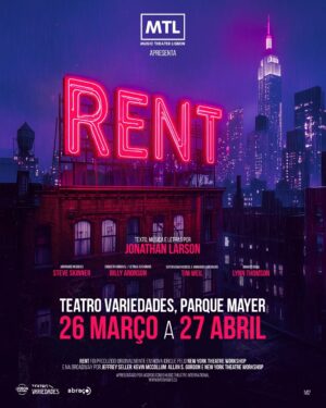 Sissi Martins Instagram - Um dos maiores êxitos da Broadway chega ao Teatro Variedades, Parque Mayer para uma temporada limitada! 

𝙍𝙀𝙉𝙏 revolucionou o Teatro Musical e é um dos mais aclamados e premiados musicais de sempre, vencedor do Pulitzer Prize for Drama e do Tony para Melhor Musical. Esteve 12 anos em cena na Broadway, com músicas que se tornaram êxitos mundiais como "Seasons of Love" ou "Take me or leave me". 

 Nesta nova versão portuguesa, contará com um elenco de grandes artistas nacionais e com Michael Greif, encenador original e um dos mais premiados da actualidade, a coordenar toda a equipa artística, pela primeira vez em Portugal. 
 
Garanta um dos poucos lugares disponíveis para esta temporada única!
Bilhetes à venda em @meoblueticket e nos locais habituais

#nodaybutoday

#rent2025 #rentportugal #broadway #rentmusical #broadwaymusicals #parquemayer #jonathanlarson