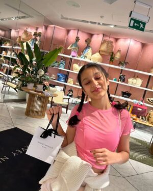 Sitara Ghattamaneni Instagram - sitara in real life, barbie at heart