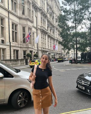 Sitara Ghattamaneni Instagram - i know it’s august szn, but i’m still in my evermore era 🤭🍁🍂