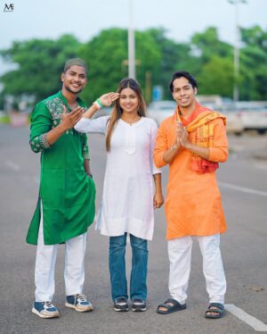 Sona Dey Instagram - Happy 78th Independence Day 🇮🇳❤️

Click- @raghuraj_rj08 
Edit - @mudassir.editz 

#independenceday #15august