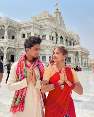 Sona Dey Instagram - Prem Mandir🛕🦚🪈

#holi #premmandir #explore #viral #reels
