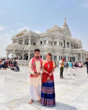 Sona Dey Instagram - Prem Mandir🛕🦚🪈

#holi #premmandir #explore #viral #reels