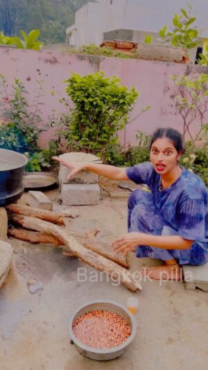 Sravani Varma Samanthapudi Instagram - Meka 🐐 laga 😂😂😂. #bangkokpilla #telugu #reels