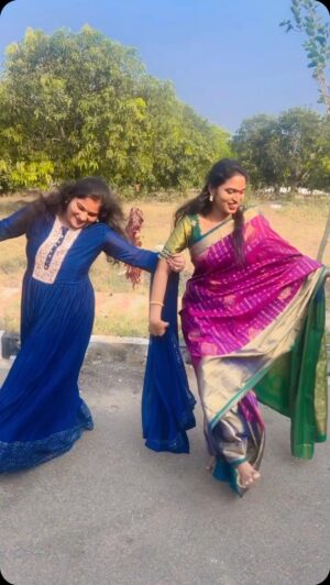 Sravani Varma Samanthapudi Instagram - 😍kalyani alias sravani 🤣🤣🤣 #trending #bangkokpilla