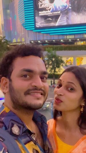 Sravani Varma Samanthapudi Instagram - 😍 varma garu 😂 sorry andi 
#bobbiliraja #rarabobbiliraja #trending #songs #telugu #reels