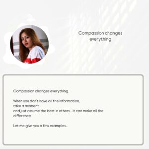 Superwowstyle Instagram - Because compassion changes everything. 
Not only making the world a better place, but also making you a happier & a more content person.

Remember everyone is fighting a silent battle, everyone has a story that will break your heart.

People are generally not really bad, and most aren’t even trying to harm you or offend you. 

They really are just going about with their lives, trying to do the best they can.
Just like you. 

Life is hard. 
Let’s make it easier by being kinder and practising #compassion towards each other. 

Do you agree? 

#bekind #kindness #kindnessmatters #bekindalways #bekindtooneanother #compassionate #becompassionate #compassionate #benice #goodpeople