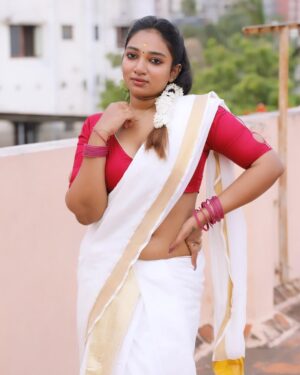 Suriya Praba Instagram - ❤️🙈

#post #trending #meta #instagram #suriyapraba #onam