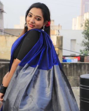 Suriya Praba Instagram - ❤✨🙈 sponsored @dcinixpress
  Pc @__.pikacho.__
  Saree @choose_deal