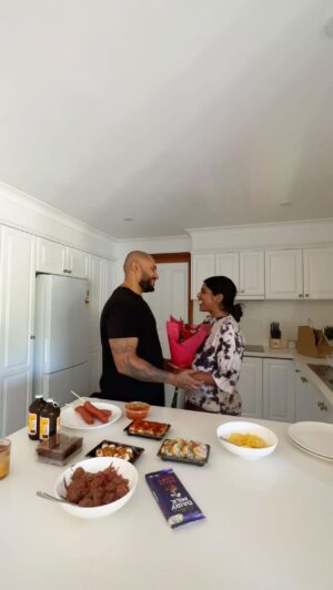 Swarnaa Rajalingam Instagram - the cutest gesture from Vince cresting a spread with all my favourite treats, attempting chocolate dipped strawberries 🤭 , customised book, bouquet and just a lot of love. Truth is long distance relationships are not for the weak and having one person leave their world behind for someone is inexplicably harder. To have someone who left everything he knew, everything he loved, entering a whole new country, whole new environment purely just to be by my side and support me with my personal family situation (which I’m sure many of you will understand) has been nothing short of a blessing. An answered prayer if you will. So much load has been lifted off my shoulder because this man chooses to not just lift with me but lift me while he’s at it. 

Having one person leave their world and move to the other side poses it’s own challenges. We don’t get to have the best of both worlds and families at once. We miss so many important days, celebrations and milestones. You watch your partner have a longing that deeply pains you and you feel so helpless.. 

There’s always a void that’s hard to fill and it’s a continued 🎢 that we work through day in and day out. 

Of course it’s hard to pick up the phone and document the hard days and moments and you naturally want to preserve the happy moments but I’d love to highlight many people go through so many highs and lows. We scroll and watch the highlights of people’s lives and sometimes we forget there are so many battles being fought behind all of that. There’s a lesson in every experience. Through the tough times you learn sooooo much about yourselves and you realise what truly matters is how you choose to choose each other and work through all the chaos and hurdles together. We’ve lived many years intimately feeling the pain of being apart and now we fight for a life that gives us the freedom to be between both worlds and families in due time 🤍

But for now I’m going to relish in my answered prayer 🙏🏾

[long distance, kadhal, tamil couple, marriage]